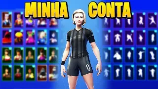 MOSTRANDO MINHA CONTA DO FORTNITE