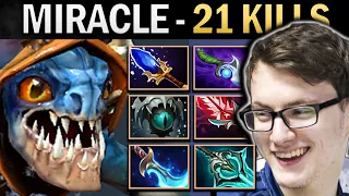 Slark Dota Gameplay Miracle with 21 Kills and Diffusal