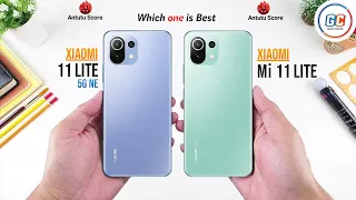 Xiaomi 11 Lite 5G NE vs Xiaomi Mi 11 Lite 5G || Full Comparison ⚡ Which one is Best.