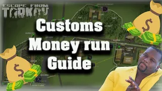Customs Loot Run- how to make money fast on customs | Escape From Tarkov.