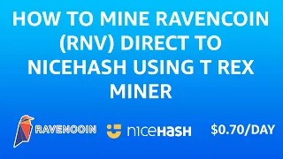 How to Mine Ravencoin (RVN) Direct to Nicehash Using T Rex Miner on Windows