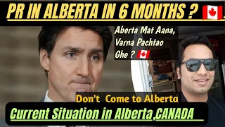 PR IN 6 MONTHS IN ALBERTA 🇨🇦 ? CURRENT SITUATION IN ALBERTA, CANADA 🇨🇦 #canada #india #pr #alberta