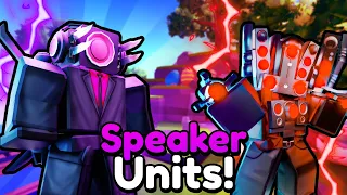 I Used ALL Speaker Units In Toilet Tower Defense! (Roblox)