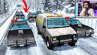 ACCIDENTES EN PERSECUCIONES POLICIALES | BeamNG Drive