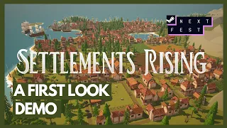 A New City Builder Rises | A First Look: Settlement Rising - Steam Next Fest