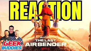 AVATAR: THE LAST AIRBENDER | OFFICIAL TRAILER REACTION!! | Netflix | THE GEEK BUDDIES