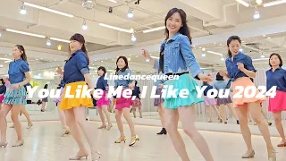 You like Me, I Like You 2024 Line Dance l Beginner l 너 나 좋아해 나 너 좋아해 라인댄스 l Linedancequeen