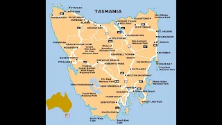 map of Tasmania