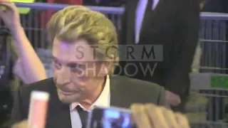 Johnny à l'avant-première Parisienne de "Salaud on t'aime" (01.04.2014)