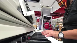 Your Song Elton J  by pianist Gta in Dubai Mall Virgin UAE