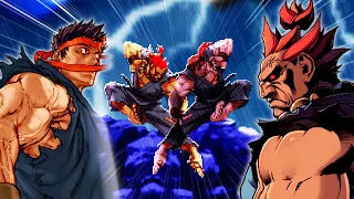Evil Ryu VS Gouki - Sprite Animation Fight