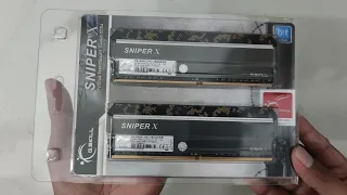 G-Skill Sniper X 2x8gb 3600mhz - Unboxing Only