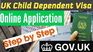 🛑 Update 🛑 UK Child Dependent Visa Step by Step|Health & Care/Skilled Worker Child Dependent Visa|