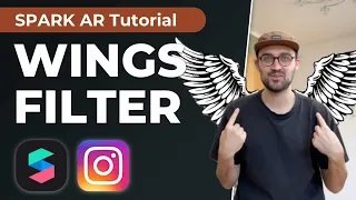 Wings Filter 🦋 | Spark AR Studio Tutorial for Instagram Filters