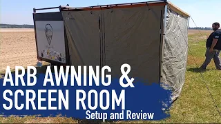 ARB AWNING & SCREEN ROOM SETUP/REVIEW | Sunray 109 | The Wayfinder