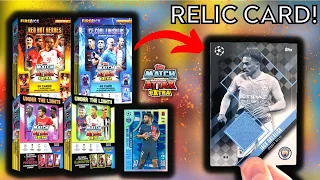 RARE SHIRT RELIC CARD! | TOPPS MATCH ATTAX EXTRA 2023/24 TIN BUNDLE OPENING | RAMOS BLUE WAVE LE!