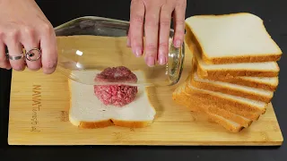 Seeing this trick will make everyone buy BREAD and minced meat! Secret recipe