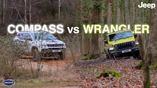 Jeep OFF-ROADING EXPERIENCE (feat. Jeep Wrangler vs Compass) at Slindon Safari