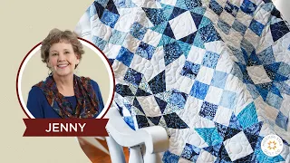 Make a "Winter Star" Quilt with Jenny Doan of Missouri Star (Video Tutorial)