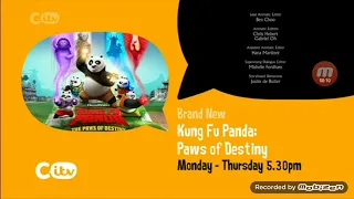 Kung Fu Panda Paws Of Destiny End Credits Citv Promo Voice Over 2020