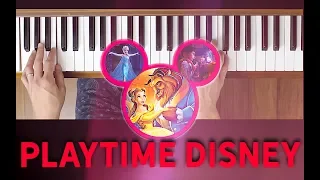 Beauty And The Beast (Playtime Disney) [Easy Piano Tutorial]