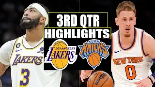 Los Angeles Lakers VS New York Knicks 3RD QTR Game Highlights | December 18, 2023