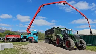 Güllemixer und Gülleseparator in der Biogasanlage Röblingen bei Asendorf! 4k UHD