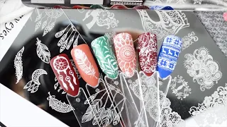 Nail Art Stamp Plate Template Design Review and Demo