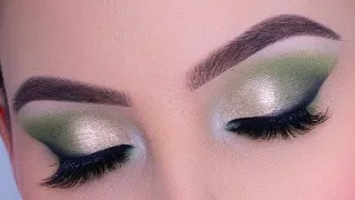 Step By Step Flawless Green Smokey Glam Eye Makeup Tutorial