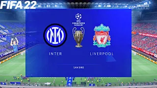 FIFA 22 | Inter Milan vs Liverpool - Champions League UCL - Full Match & Gameplay