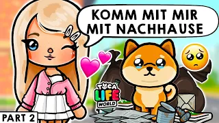 🐶 💖ICH ADOPTIERE EINEN OBDACHLOSEN HUND 🐶💖 DEUTSCHE #TOCABOCA STORY 📖 TOCA TOAST 💖 TEIL 2