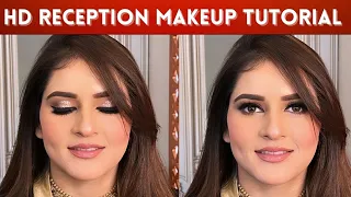 UNCUT INDIAN RECEPTION BRIDE Makeup Tutorial @SakshiGuptaMakeupStudioAcademy  #makeup #tutorial