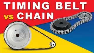 Timing Belt VS Chain Drive - Which One Is The Best For Car Engine??