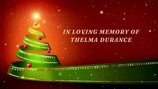 Chris & Alison Kraushar are remembering Thelma Durance