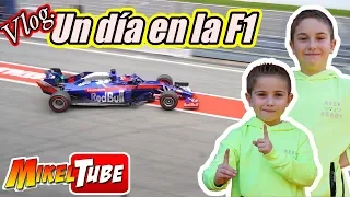 Mikel y Leo pasan un día en los Test de la F1