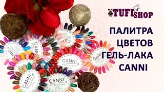 Canni, гель лак canni, гель лак канни, гель лак canni палитра, ногти, nail