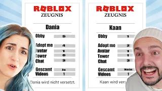 Wir bekommen unser ZEUGNIS! Zu schlecht = kein Roblox mehr!