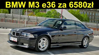 Kupił BMW M3 E36 za 6580zł