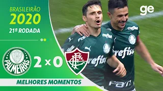 PALMEIRAS 2 X 0 FLUMINENSE | MELHORES MOMENTOS | 21ª RODADA BRASILEIRÃO 2020 | ge.globo