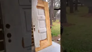 "Волшебная" очистка двери от краски
