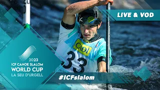 Canoe: Finals / 2023 ICF Canoe-Kayak Slalom World Cup La Seu d'Urgell Spain