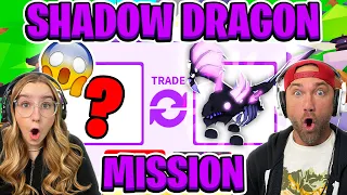 We Trade For Shadow Dragons in a CRAZY Rich Server😲😳 Mega Shadow Mission is Back *Roblox* Adopt Me