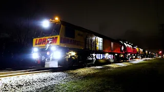 Loram Rail Grinder IN ACTION on Metra