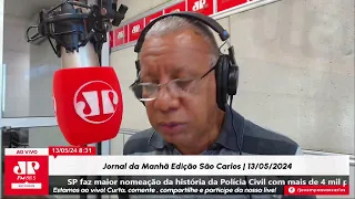 Jornal da Manhã Edição São Carlos | 13/05/2024