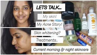 Truth About My Skin! With my current morning and night skincare❤️