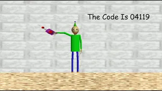 Baldi's Basics Birthday Bash New 04119 Code