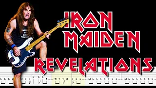 Iron Maiden - Revelations (🔴Bass Tabs - Notation) By @ChamisBass  #chamisbass