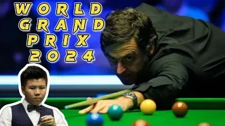 World Grand Prix 2024 highlights Ronnie O Sullivan vs Zhou Yuelong