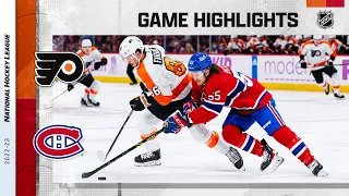 Flyers @ Canadiens 11/19 | NHL Highlights 2022