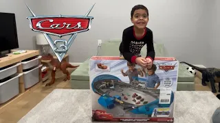 Disney Cars 3 Ultimate Florida Speedway Race Track Lightning McQueen Jackson Storm Cruz Ramirez Race